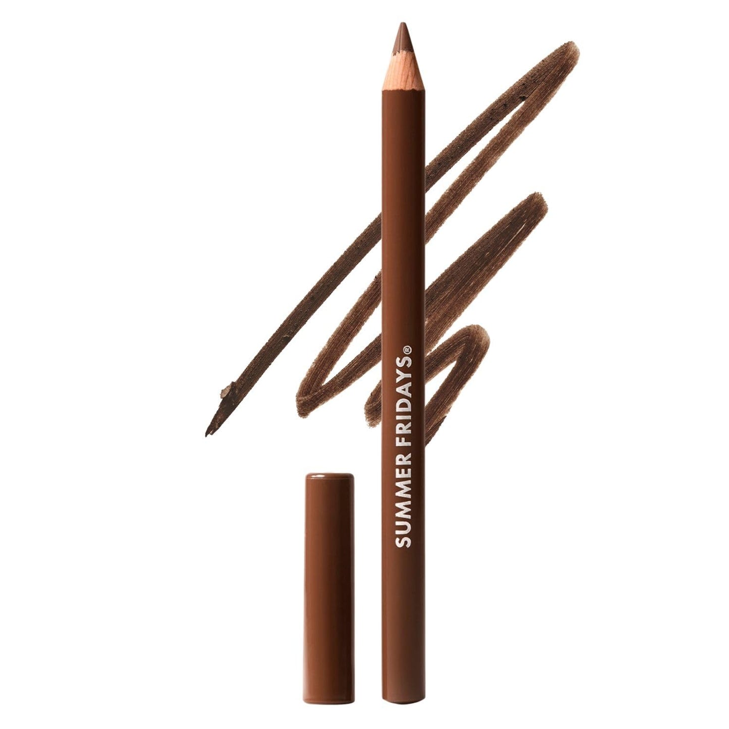 SoftLine Lip Liner Pencil - Creamy, Long-Lasting Matte Formula with Jojoba Oil | Brownie (1.02 g)