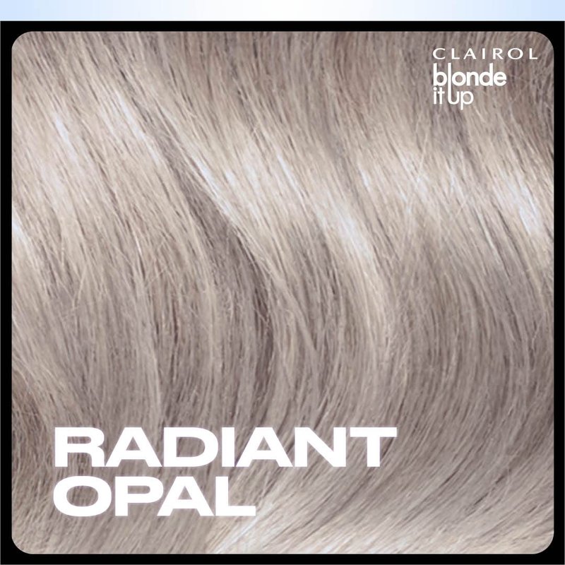 Clairol Blonde It Up Crystal Glow Toners - Demi-Permanent Hair Dye for Radiant Opal Color | Ammonia-Free | Neutralizes Warmth