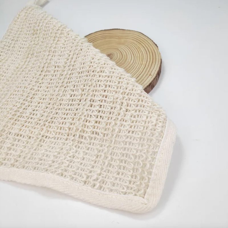 Natural Bath Body Washing Cloth, 100% Biodegradable Sisal Exfoliating Loofah Towel,