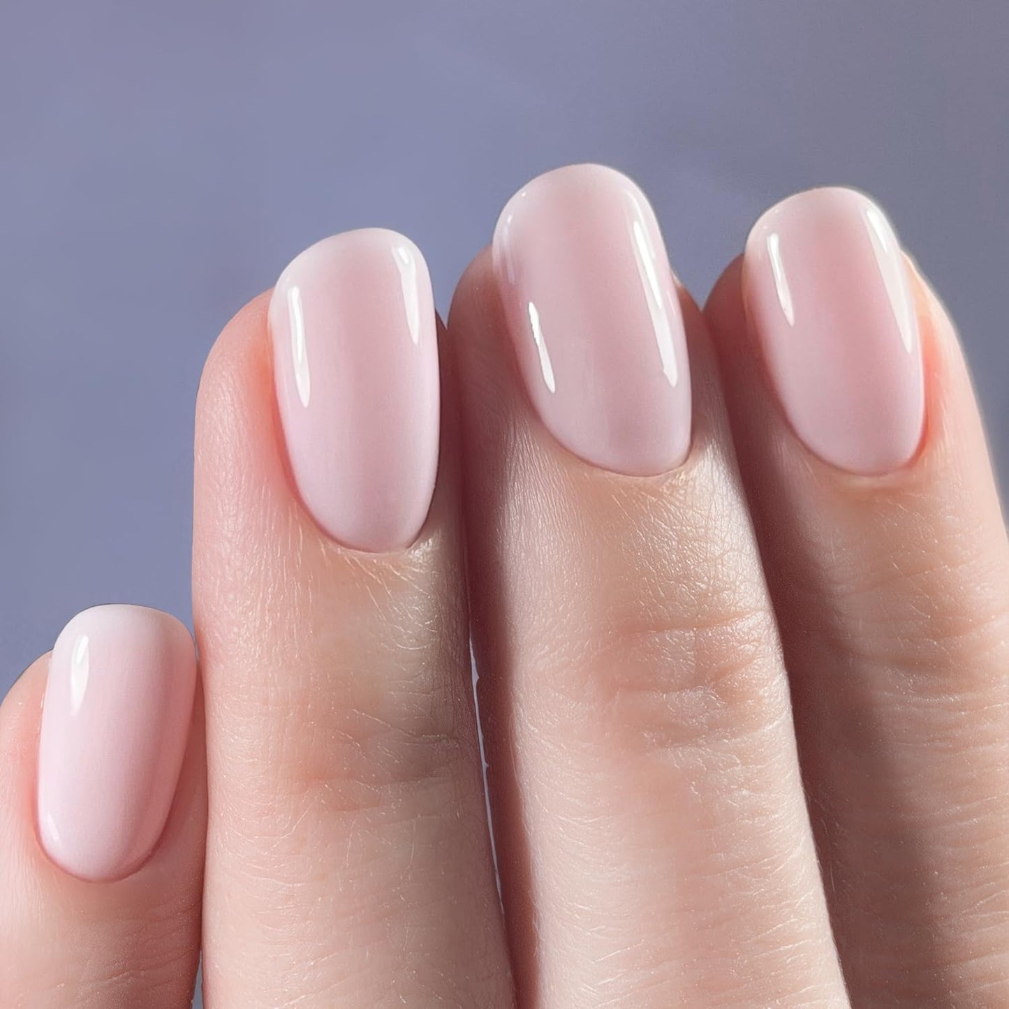 Vishine Gel Nail Polish - Milky Pink Soak Off Formula | 16ml Sheer Translucent Finish for DIY Nail Art