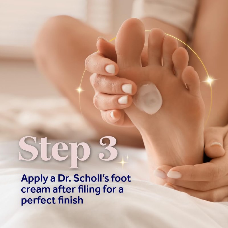 Dr. Scholl’s NanoTech Roller Replacement Heads for Pedi Perfect Pro Electronic Foot File - Mixed Pack, 1x Ultra Coarse Removes Hard Skin, 1x Fine Coarse to Smooth and Polish, Use On Wet & Dry Feet