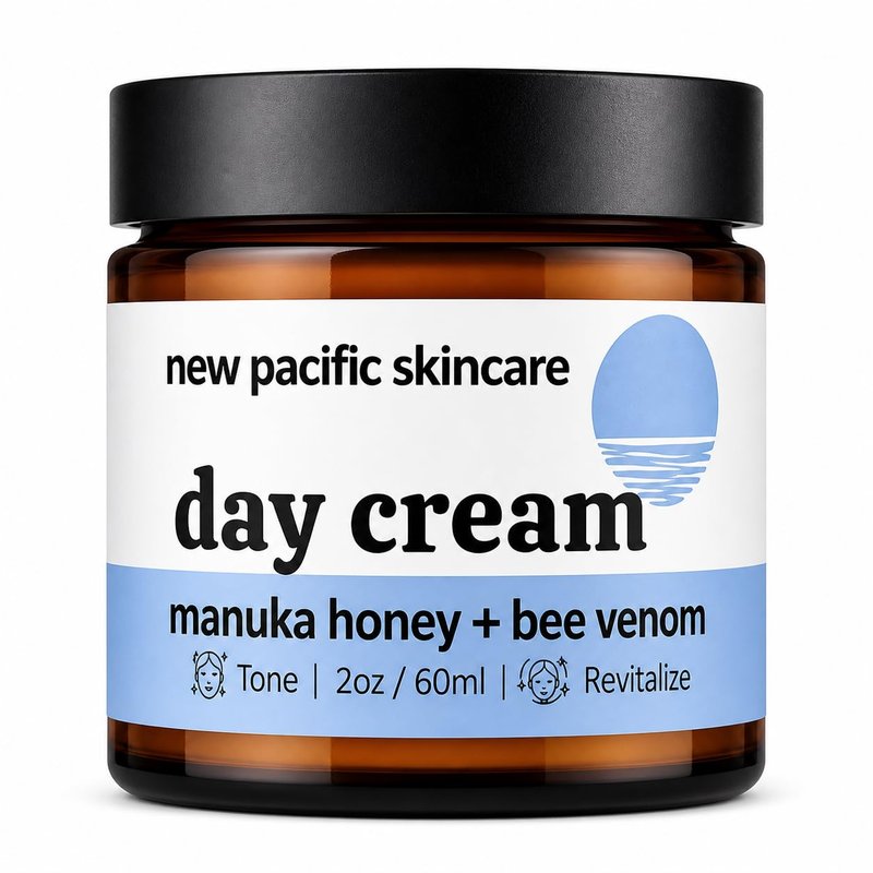 Anti-Aging Face Cream with Bee Venom & Manuka Honey - Firming Moisturizer with Hyaluronic Acid & Vitamin C | 2oz