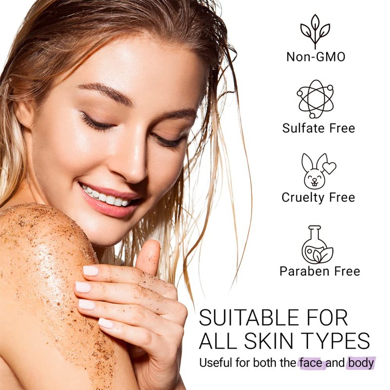 BellamiLuxx KP Bump Eraser Body Scrub: Exfoliating Keratosis Pilaris, Strawberry Skin Treatment - Smooths Rough, Bumpy, Dry Skin on Arms, Legs, Buttocks - KP Scrub Wash Helps Reduce Ingrown Hair Bumps