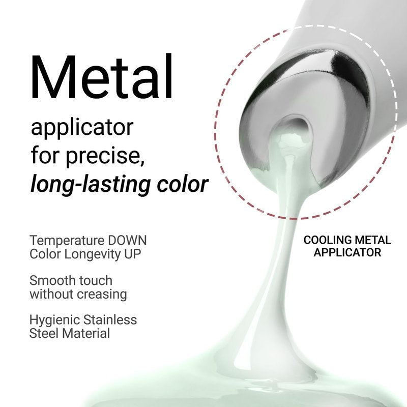JUNG SAEM MOOL LIP-PRESSION Metal Serum Gloss | Hydrating Tinted Lip Balm with a Hygiene Precision Metal Applicator & Serum Infused Ingredients, Korean Lip Plumper Gloss (Core Drop)