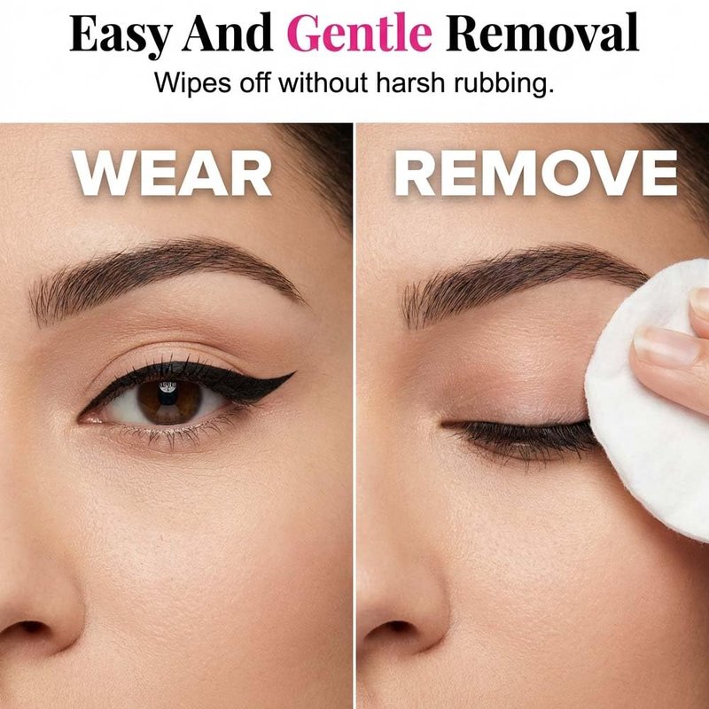 Regine Switzerland Long Lasting Eyeliner - 24 Hour Waterproof Liquid with Smooth Application (1PCS)