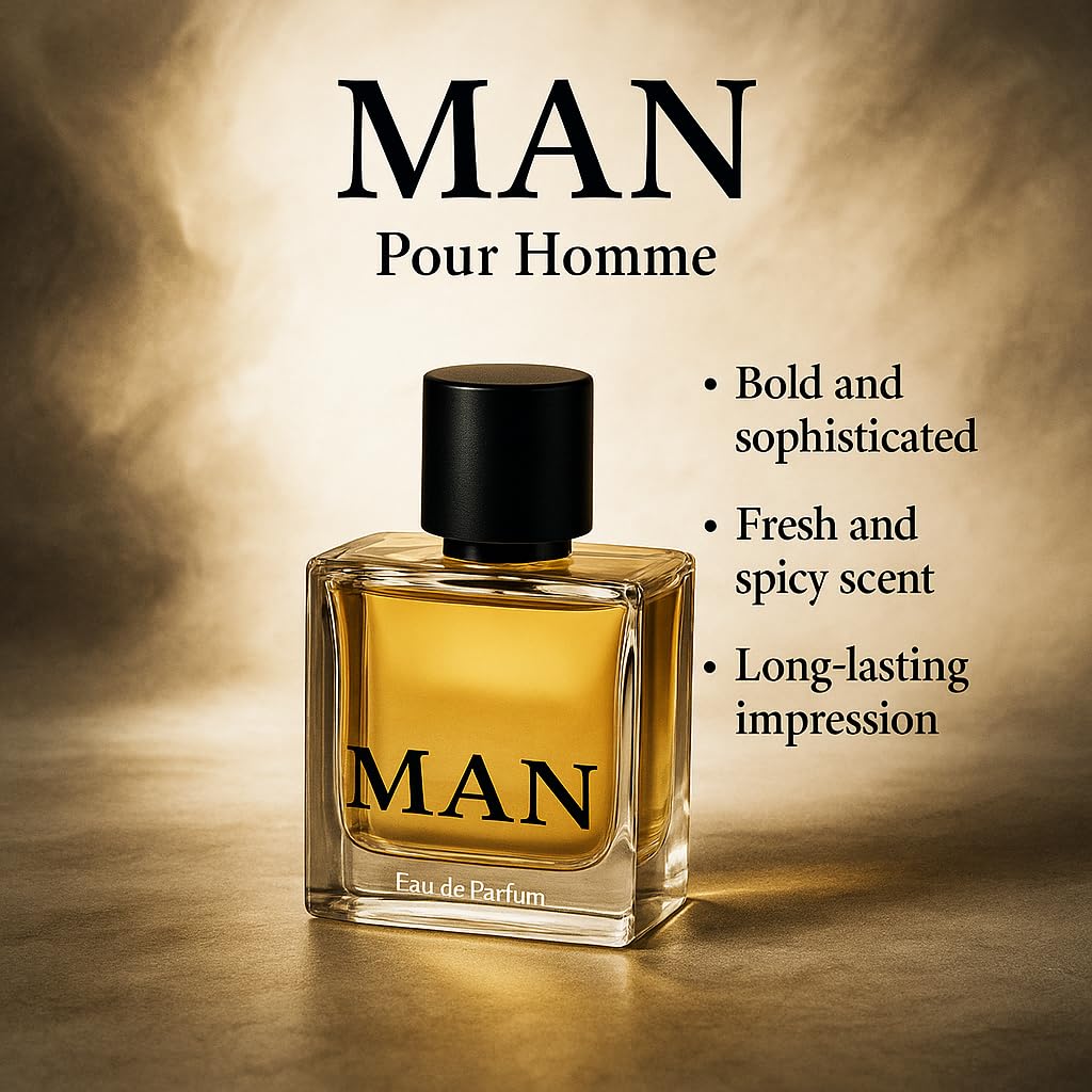 Skiennix Men's Perfume - Luxurious Eau de Parfum with Iris, Vanilla & Black Pepper - 50ml (1.7 fl. oz)