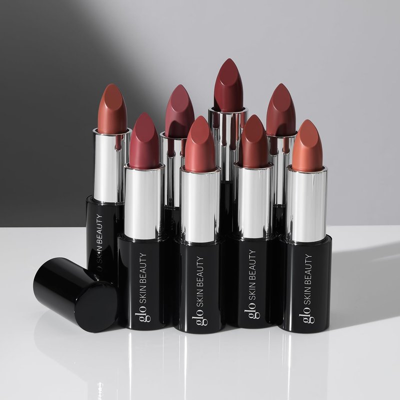 Glo Skin Beauty Satin Lipstick - Amaretto | Nourishing, Long-Wearing Formula with Skincare Benefits