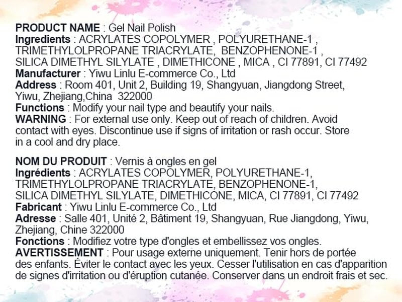 Reflective Glitter Gel Nail Polish Set - 8 Colors for DIY Manicure | UV/LED Soak Off, Pink, Purple, Blue