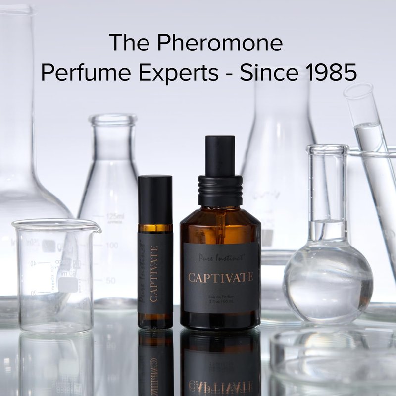 Pure Instinct CAPTIVATE The Original Pheromone Infused Essential Oil Perfume Cologne - Men's Collection - TSA Ready (Roll On Bottle 0.34 Fl. Oz./10.2mL)