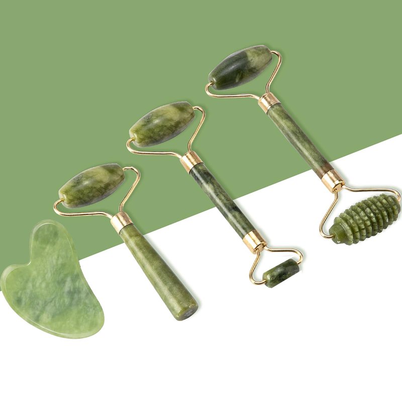 Sbnnfikeb Gua Sha Facial Tools, Guasha Tool for Face, Jade Face Roller,Self Care Gift for Women and Men