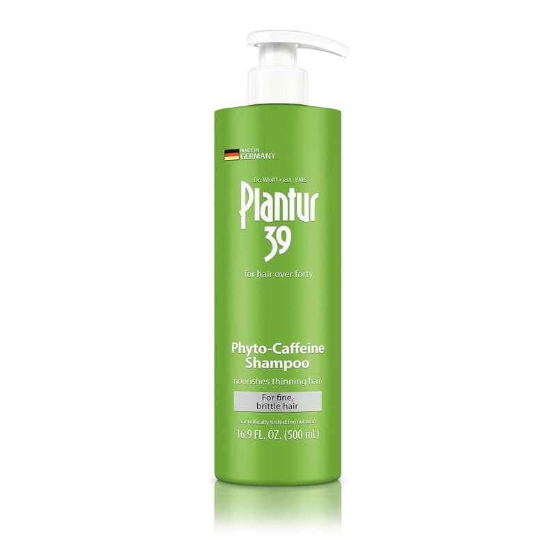 Plantur 39 Fine & Brittle Hair Shampoo - Phyto-Caffeine Formula for Women's Thinning Hair | 16.9 fl oz