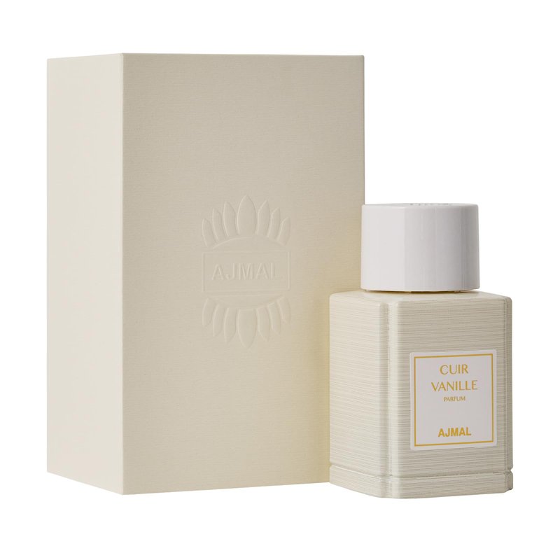 Ajmal Oud Marquis Cuir Vanille Eau de Parfum for Men – 3.4 fl oz| Luxury Vanilla Perfume | Long Lasting Blend of Leather, Amber & Musk | | Made in France | Crafted in Dubai | Exclusive for USA