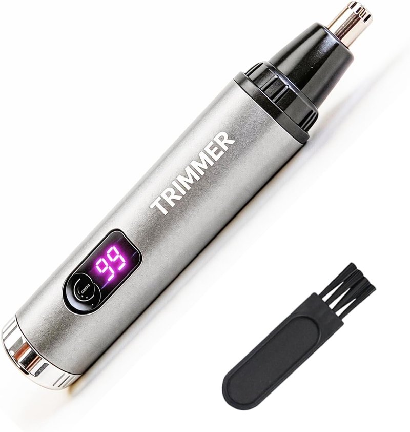 Ear and Nose Hair Trimmer - Portable, Easy-Clean Grooming Tool for Men & Women