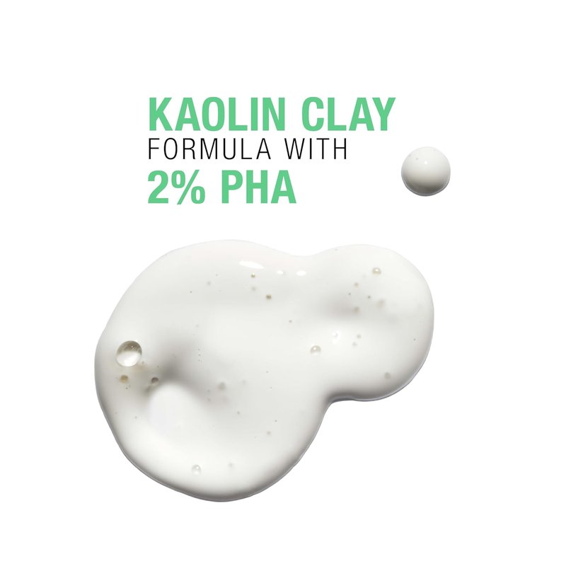 Neutrogena Kaolin Clay Cleanser - Mattifying Face Wash for Oily Skin | 6.3 oz, Paraben-Free & Sulfate-Free