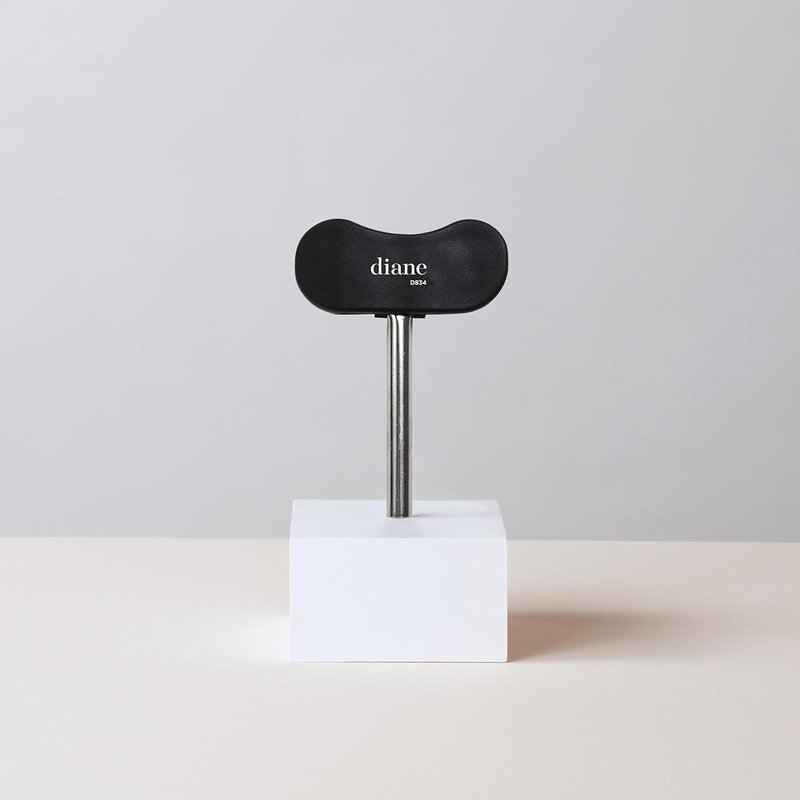 Ergonomic Hair Dye Tube Squeezer - Diane Pro Grip Color Key | Essential Tool for Salon Professionals & Home Colorists - Black