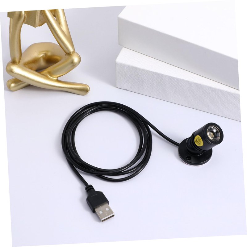 TOVINANNA USB Spotlight for Jewelry Display Small Led Spot Light Indoor Adjustable Angle Mini USB Powered Lamp for Cabinet Showcase