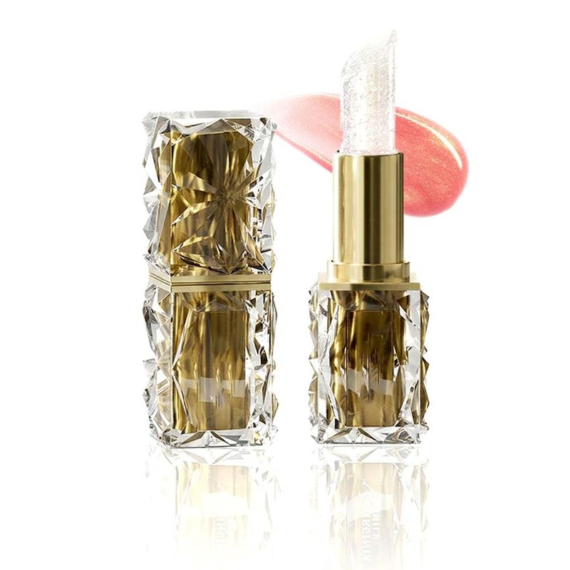Color Changing Lipstick, Transferproof Gold Crystal Ph Lipstick Color Changing, Clear Lip stick That Changes Color, Nourishing Long Lasting 24 Hours Moisturizing Shine Lip Gloss for Women (M01) | ph adaptive lipstick