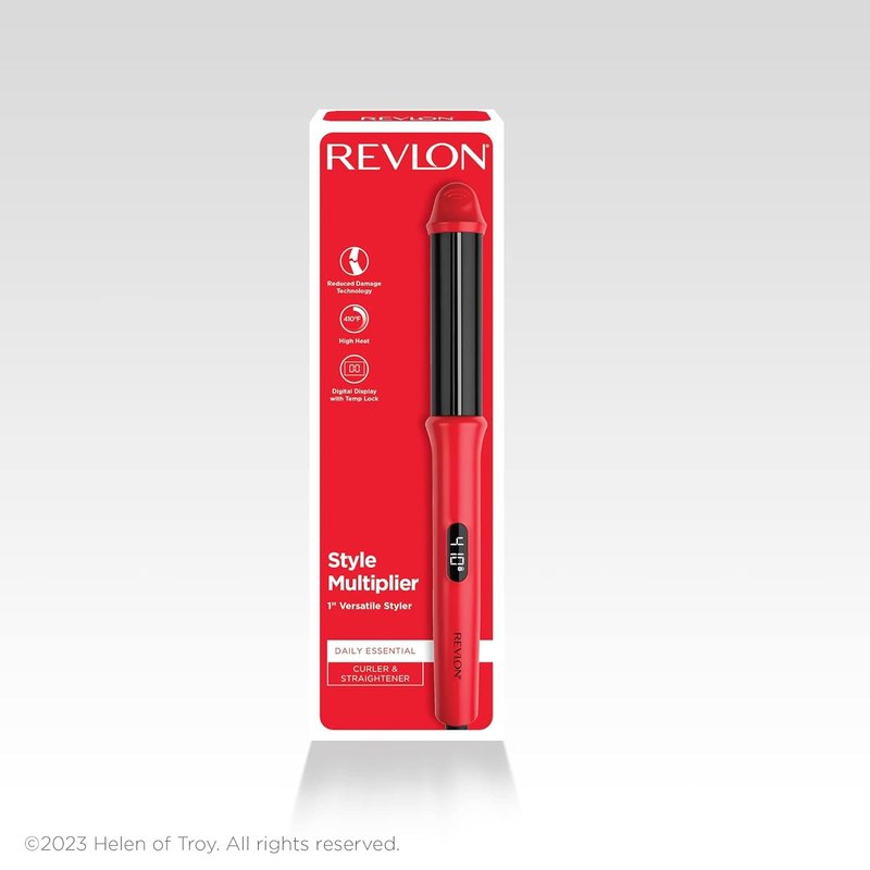 Revlon Style Multiplier™ Versatile 2-in-1 Flat & Curl Iron - 1 Inch Styling Tool
