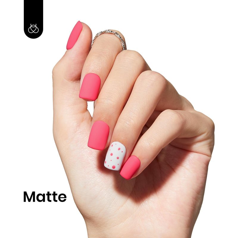 Beetles Pink Gel Polish - Strawberry Cocktail 15ML/0.51Fl Oz, Light Pink Gel Nail Polish, Soak Off UV LED Lamp Nail Art, Long-Lasting Manicure Salon DIY Home Summer Nails