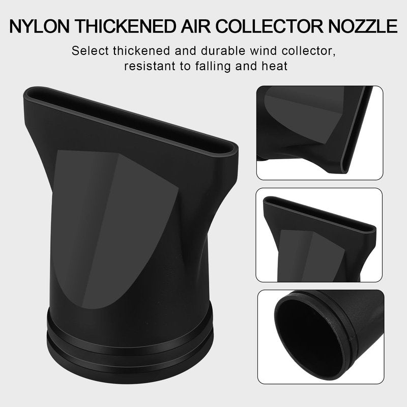 Healvian 2pcs Hair Diffuser Fits 1.77inch Old-Fashioned Diameter Hair Dryers,Hairdryer Attachment Nozzle,Plastic Replacement Narrow Concentrator for Blow Dryer Nozzle
