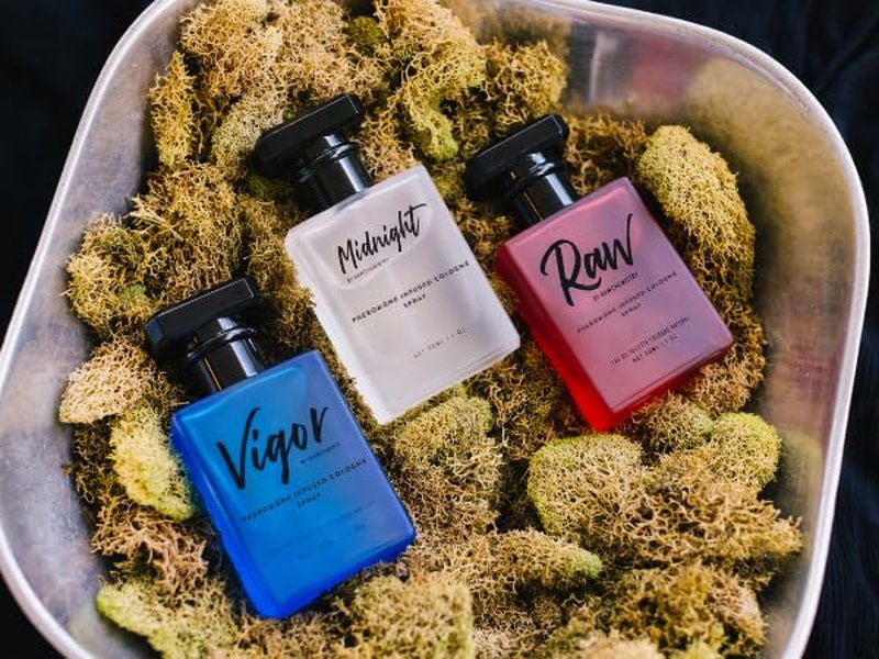 RawChemistry Pheromone Infused Cologne Gift Set - 3x 1 Fl Oz Bottles for Men