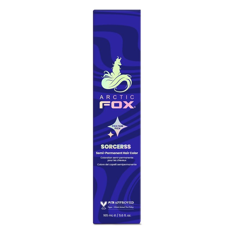 Arctic Fox Semi-Permanent Hair Color Dye - Vegan & Cruelty-Free Conditioning Formula | Midnight Blue, 5.6 fl oz