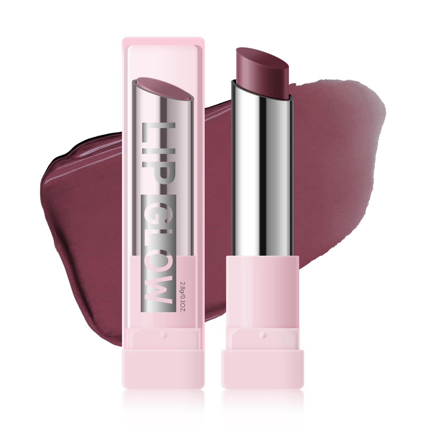 FREEORR Hydrating Glaze Lip Balm with Hyaluronic Acid, Moisturizing Shine Lipstick, Sheer Glow Tint with 24HR Hydration, Daily Lips Moisturizer for Softer Smoother Lips