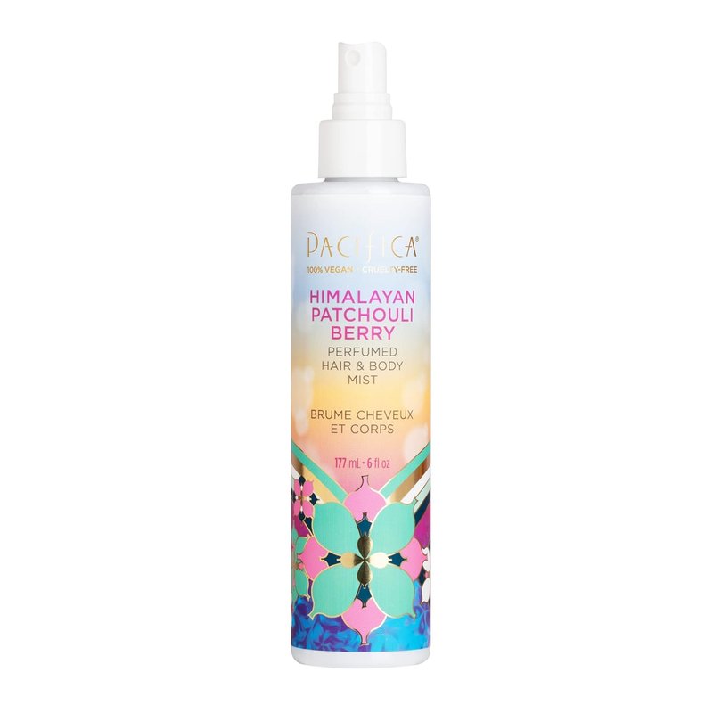 Pacifica Beauty Hair & Body Mist - Himalayan Patchouli Berry Fragrance, Vegan, 6 Fl Oz