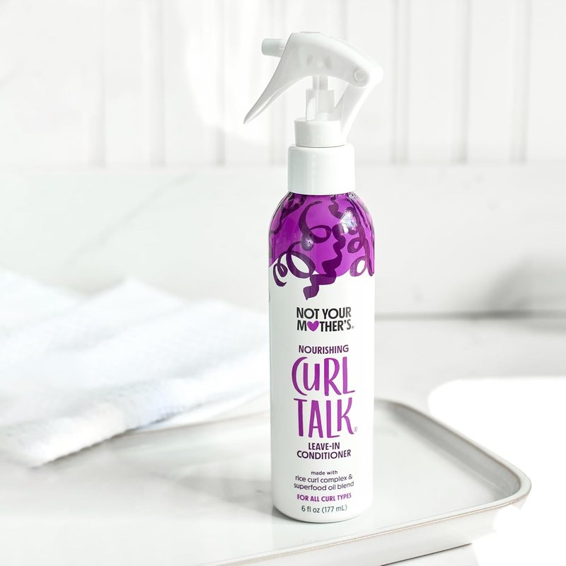 Not Your Mother's Curl Talk Leave-In Conditioner | 2-Pack 6 fl oz | Rice Curl Complex for All Curly Hair Types