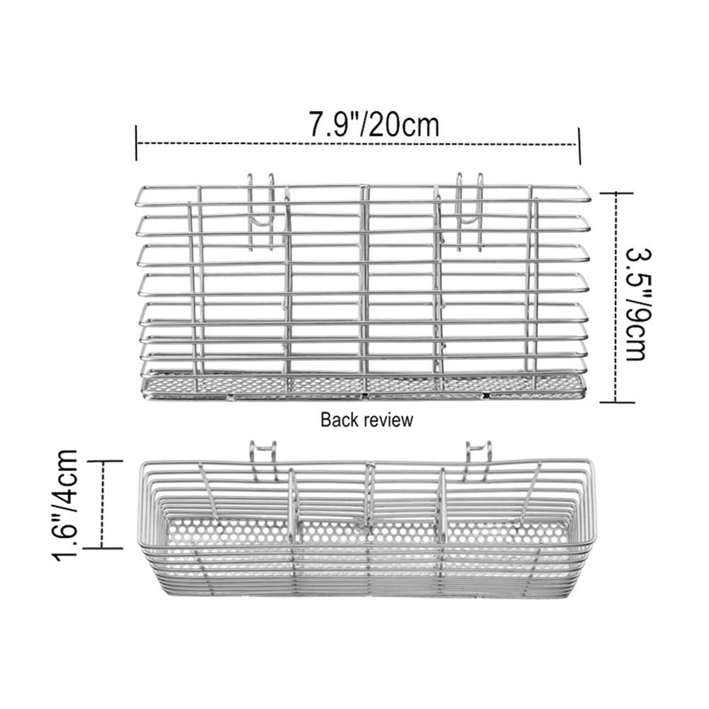 iPEGTOP Capacity Expandable Over Sink Dish Drying Rack, Multifunctional Adjustable (14"-18.5") Rustproof Stainless Steel Dish Drainer Organizer Shelf with Utensil Holder for Kitchen Counter Sink