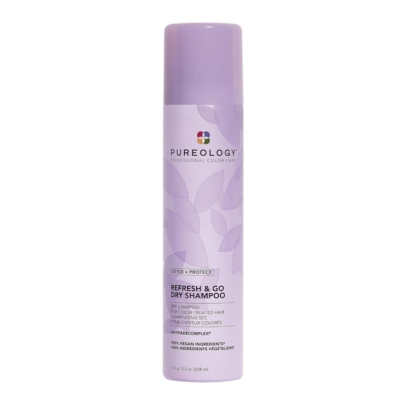 Pureology Style + Protect Refresh & Go Dry Shampoo - Volumizing, Silicone-Free Formula for Oily, Color-Treated Hair