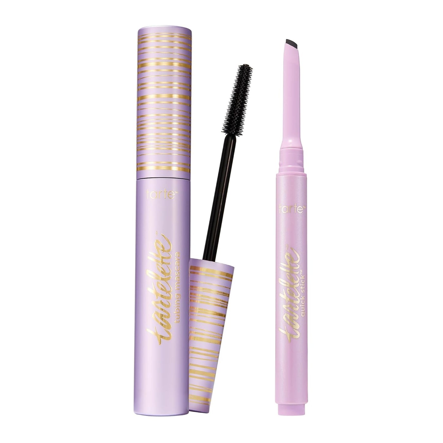 Tarte Tartelette Tubing Mascara & Quick Stick Liner - Lash Extensions Mascara with Ultra-Thin Gel Eyeliner, Vegan & Easy to Remove