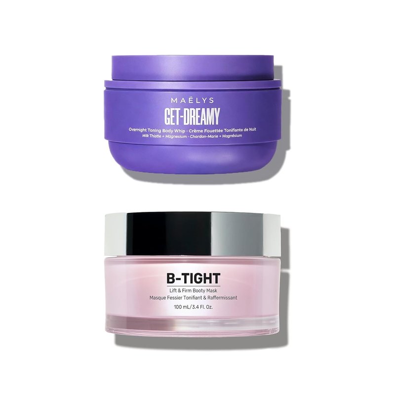 Get-Dreamy + B-TIGHT Bundle | Overnight Toning Whip & Firming Booty Mask - Skin Tightening Creams for Women