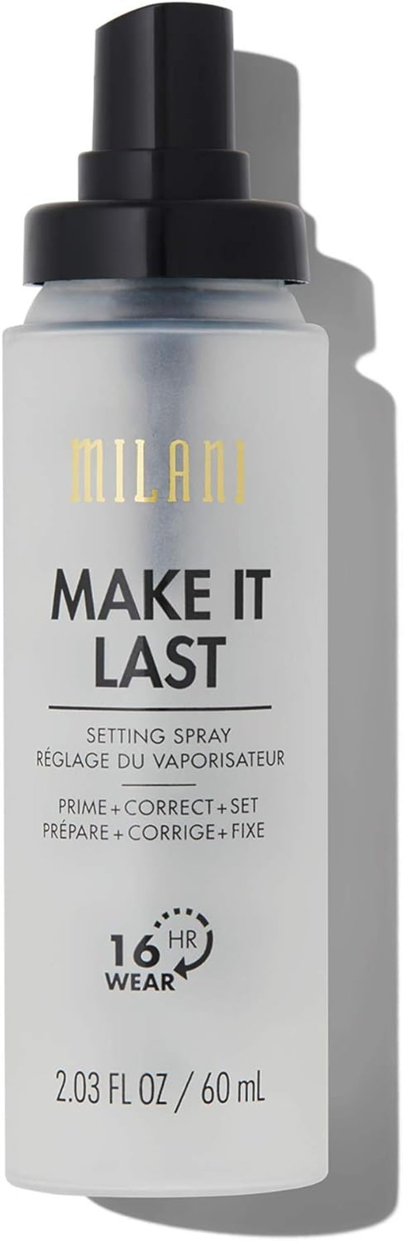 Milani Make It Last 3-in-1 Setting Spray & Anti-Gravity Mascara | Castor Oil Infused, Hourglass Brush