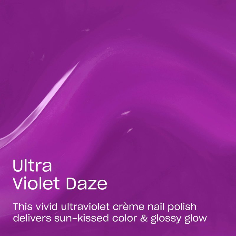 OPI Nail Lacquer Ultra Violet Daze | Semi-Sheer Bright Warm Orchid Purple Crème Chip Resistant Nail Polish | Trip to the Brite Side | Summer 2026 Collection