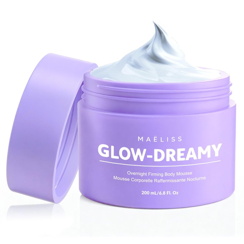 Overnight Toning Body Whip - Firming for Loose Crepey Skin on Arms, Thighs & Belly, Moisturizing & Anti-Wrinkle Night Cream to Improve Tone While You Sleep, Gifts for Mom Grandma Women 6.8 Fl oz