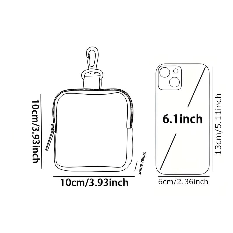 Floral Black Cat Hanging Zero-Hands-Free Waist/Belt/Bag Clip Organizer for Snacks,Earphones,Keys & Daily Essentials|Gifts for Cat Lovers（AB-002）