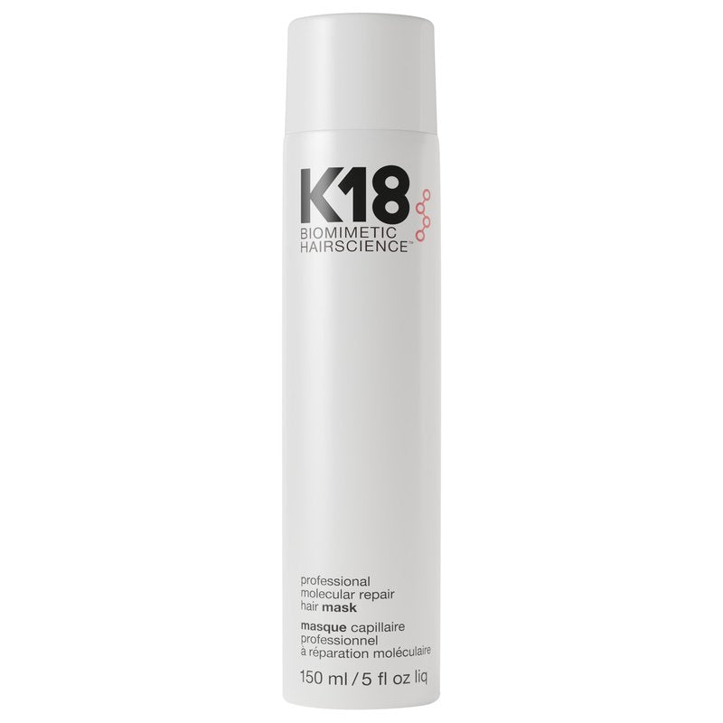 K18 Leave-In Molecular Hair Mask, Repairs Dry or Damaged Hair, Reverse Hair Damage from Bleach, Color, Chemical Services & Heat, 5.07 Fl Oz