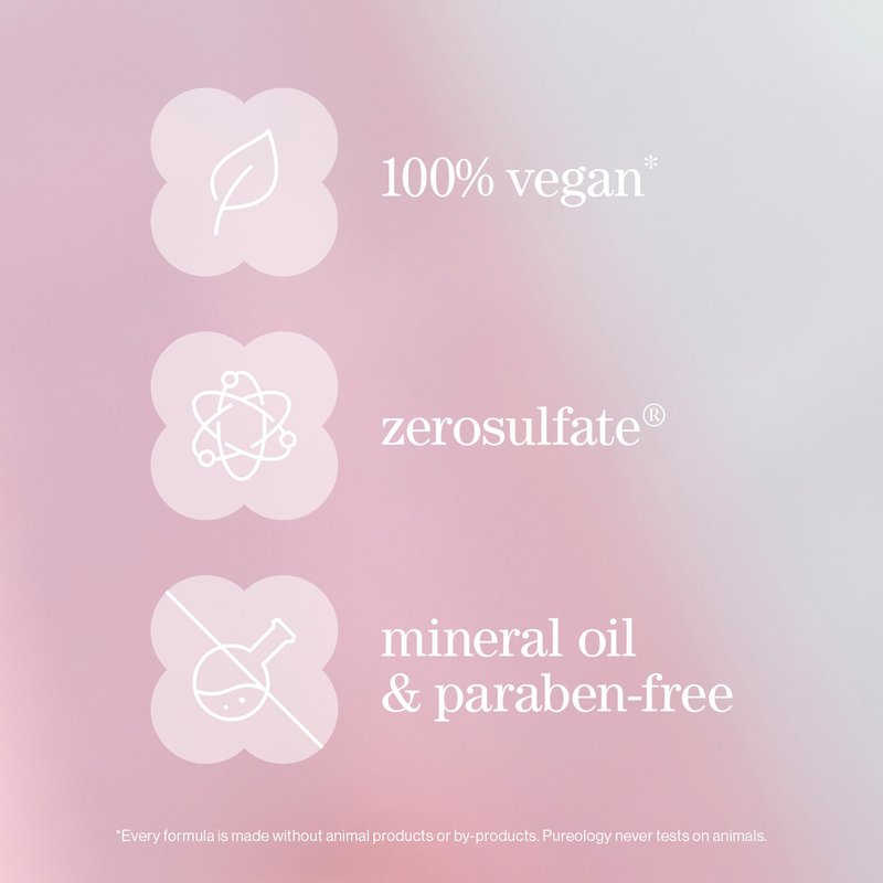 Pureology Pure Volume Shampoo - Enhances Volume and Movement, Lightweight Shampoo for Fine, Flat, Color Treated Hair, Sulfate-Free & Vegan, 9 Fl Oz