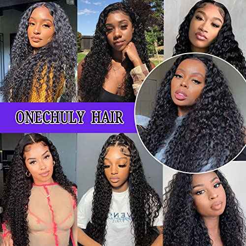 Water Wave Lace Front Wigs Human Hair 180% Density Pre Plucked with Baby Hair 13x4 Hd Transparent Water Wave Lace Frontal Wigs 22Inch Wear and go Glueless Wet and Wavy Wig for Women