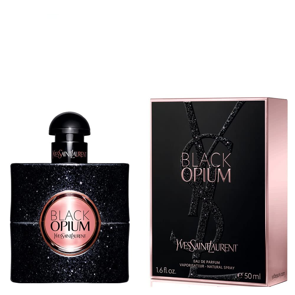 Yves Saint Laurent Eau De Parfum Spray for Women, Black Opium, 1.6 Ounce
