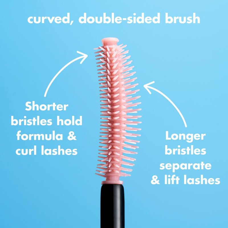 e.l.f. Lash 'N Roll Mascara - Curling Formula for Lifted, Separated Lashes | Long-Lasting, Vegan, Black