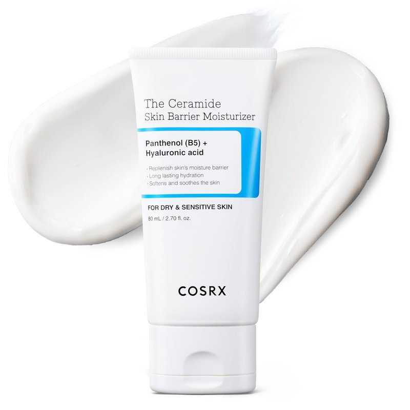 COSRX Ceramide Skin Barrier Moisturizer - Hydrating Face Cream with 7 Ceramides & Hyaluronic Acid | 2.7 oz for Dry, Sensitive Skin