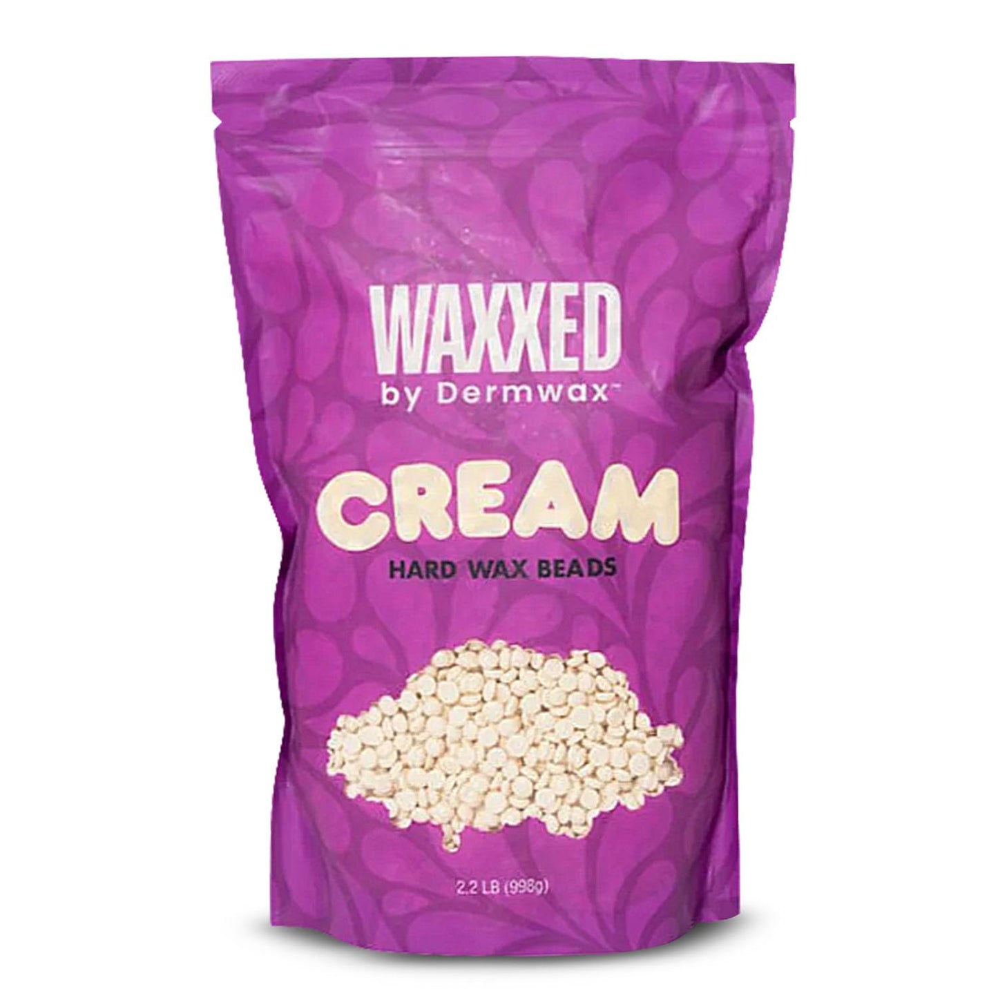WAXXED Cream Hard Wax Beads 2.2LB - Professional Hair Removal Wax for Sensitive Skin - Smooth Application & Clean Removal