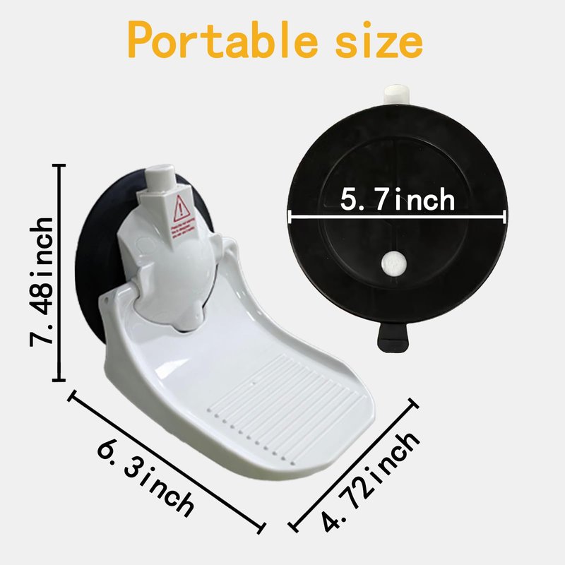 Houlishu Shower Foot Pedals with Foldable Shaving Leg Hair with Strong Suction Cups for RV bathrooms