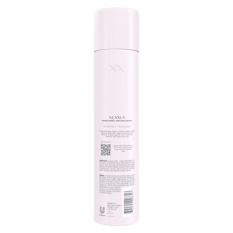 Nexxus Styling Spray XXL Finish Volume Medium Hold Hairspray Powered by STYLEPROTECT Technology 10 oz