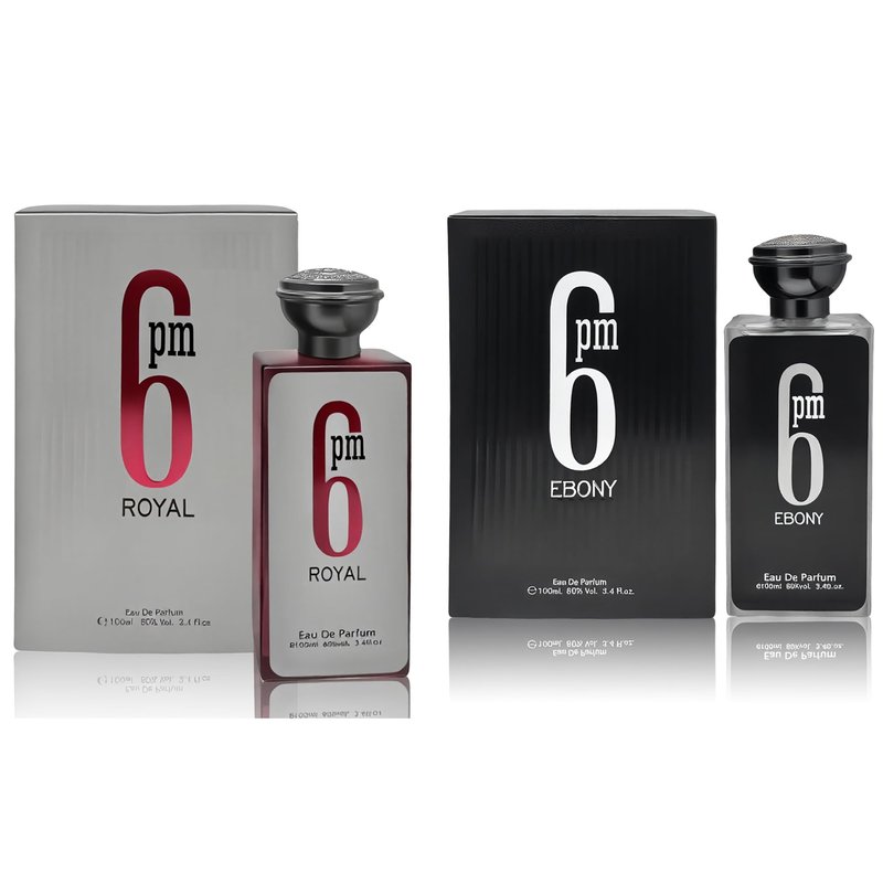 A CENTER Men's Cologne Gift Set 2PCS Combo Perfumes- 3.4 Fl Oz Each | Amber Floral & Vanilla Leather Fragrance | Eau de Toilette Duo for Daily & Special Occasions