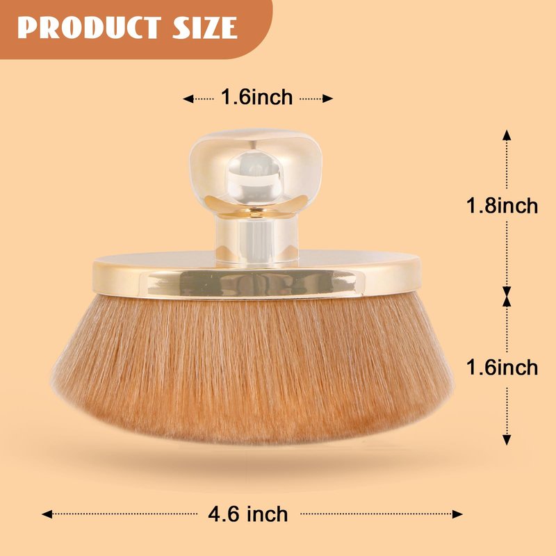 Extra Large Body Makeup Brush for Self Tanner – 115mm Wide Oval Kabuki Body Brush for Bronzer Blend & Blur, Vegan Fiber Self Tanning Brush for Legs & Body with Drawstring Bag by Yoseng