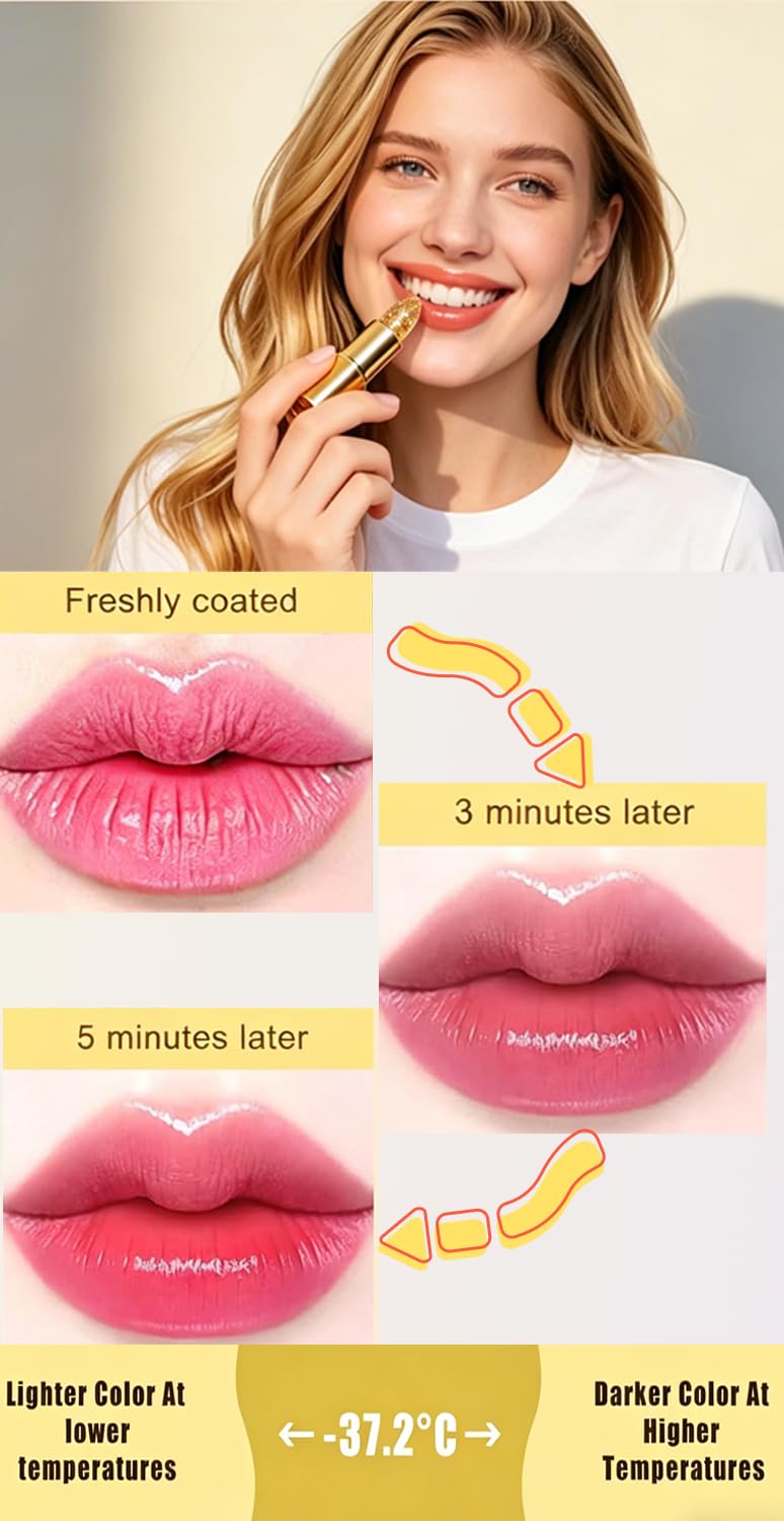 True Tone | PH Adjusting Lipstick for Women - Color-Changing, Long-Lasting Moisturizing Formula