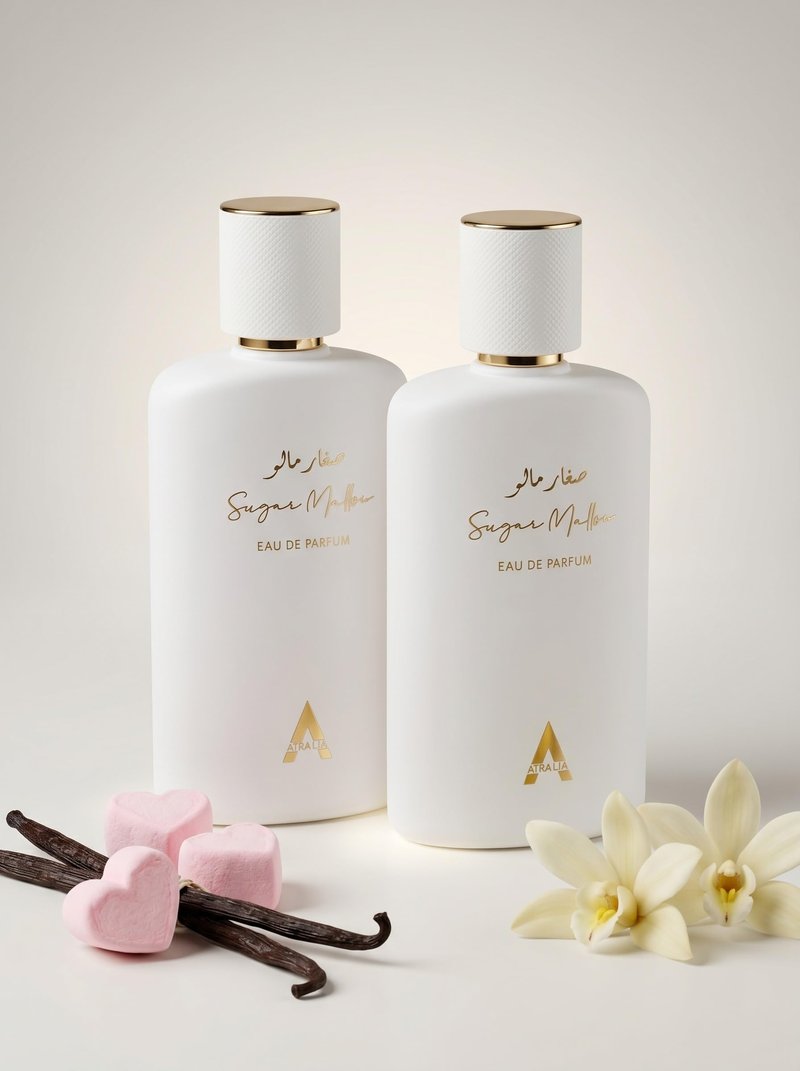 Atralia Sugar Mallow Eau de Parfum 100ml | Sweet Marshmallow, Strawberry & Vanilla Perfume for Women | Long Lasting Gourmand Fragrance with Candy Sugar & Musk